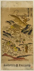 Estate: Piantare il riso (Natsu: taue no zu), No. 2 dalla serie "Le quattro stagioni dei contadini (Shiki no hyakusho)"