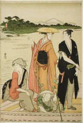 Traghetto sul fiume Rokugo