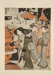 Nel tempio di Sensō-ji