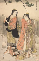 Le fanciulle della salamoia di Suma Shiokumi, Suma, 1783