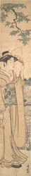 Donna con Ventaglio sulle Rive del Fiume Sumida