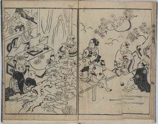 Le otto visioni fantasiose nelle relazioni amorose militari (Furyu budo iro-bakkei)