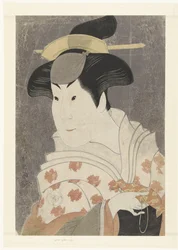 Ritratto busto di Iwai Hanshiro IV