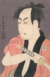 Ichikawa Omezo I nel ruolo di Yakko Ippei dal dramma Koinyobo somewake tazuna, 1794