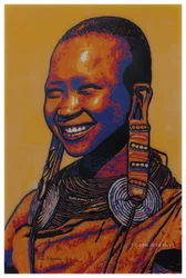 Il gioioso sorriso africano