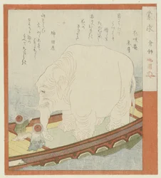 Sôjô con un elefante