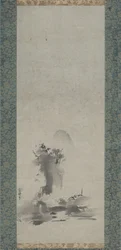 Haboku, paesaggio a inchiostro spruzzato