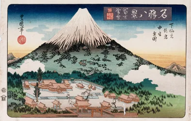 "Tempo Sereno, Enoshima", dalla serie "Otto Vedute di Luoghi Famosi"