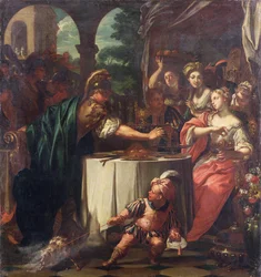 Il banchetto di Marco Antonio e Cleopatra, c.1705-10