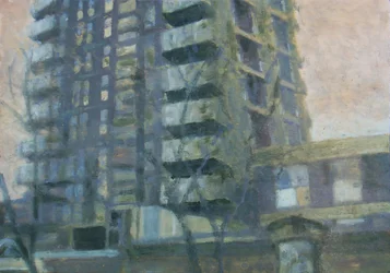 Un posto dove vivere 19, 2011 (olio su compensato)