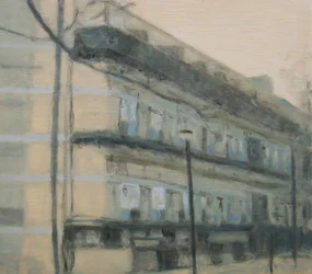 Un posto dove vivere 27, 2012 (olio su compensato)