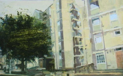 Un posto dove vivere 7, 2011 (olio su compensato)
