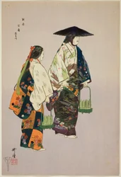 Asukagawa, dalla serie "Cento no drama (Nogaku hyakuban)"