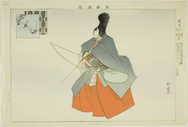 Kagetsu, dalla serie "Immagini di Spettacoli No"