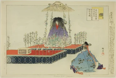Makua Jido (Kikujido), dalla serie "Immagini di spettacoli No (Nogaku Zue)"