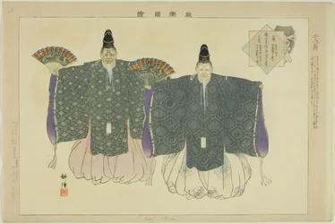 Nimin Okina, dalla serie "Immagini di No Performances (Nogaku Zue)"