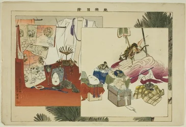 Proprietà, dalla serie "Immagini di spettacoli No (Nogaku Zue)"