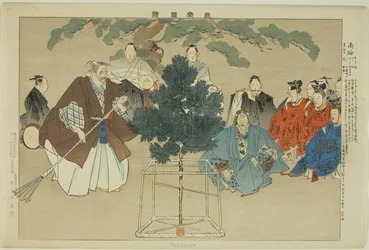 Takasago, dalla serie "Immagini di spettacoli No (Nogaku Zue)"