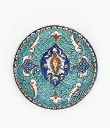 Piatto, Iznik, dinastia ottomana
