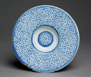 Piatto Tondino, Iznik Golden Horn, turco, c.1535-45