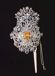 Reshma turca (fascia per la fronte), con pietre preziose, XVIII secolo