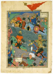 La Battaglia tra Kay Khusraw e il Re di Makran