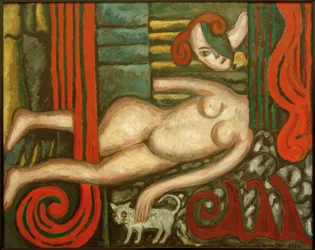 Nudo con gatto
