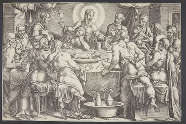 Cristo predice il tradimento di Giuda Iscariota all