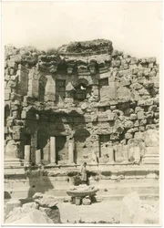 Il ninfeo, città greco-romana di Gerasa (oggi Jerash), fotografia di Ugo Monneret de Villard, 1930 ca.