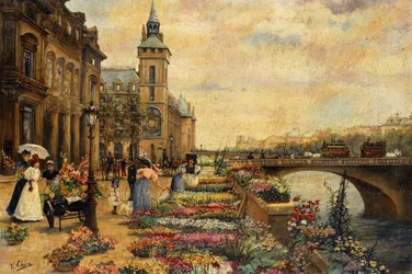 Mercato dei fiori sulla Senna