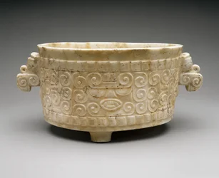 Vaso Tripode con Manici a Forma di Uccello, Classico Terminale, 800-1000
