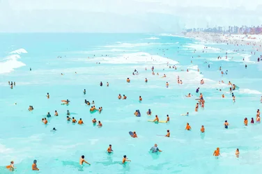 Giornata alla spiaggia di Turquoise