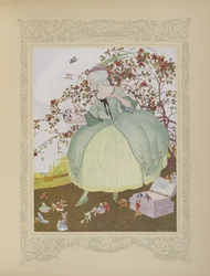 Gracieuse provò per la prima volta piacere nel vedere una cosa così straordinaria, illustrazione da 