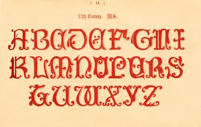 13° secolo. MS., 1862