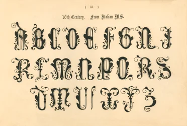XVI secolo. Da manoscritto italiano, 1862