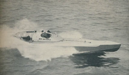 1936 la barca a motore più veloce del mondo Miss Britain III, 1936