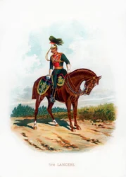 5° Lancieri, 1889