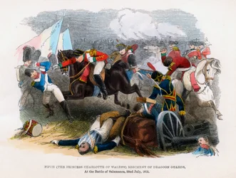 5° Reggimento delle Guardie Dragoni, La Battaglia di Salamanca, 22 luglio 1812