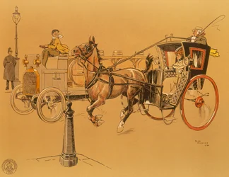 Un camion Berliet, 1906