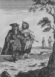 Un borgomastro e sua moglie, fine XVII-inizio XVIII secolo