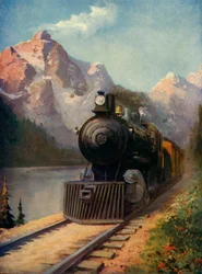 Un espresso transcontinentale della Canadian Pacific, 1930