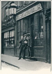 Un negozio cinese, Limehouse, Londra