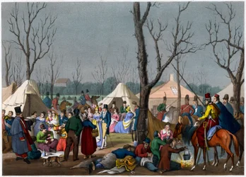 Una festa francese, XVIII secolo