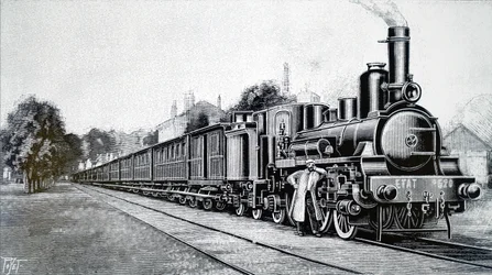 Un treno delle ferrovie statali francesi