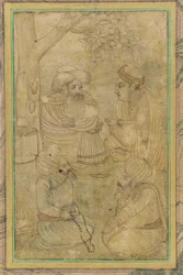 Un indù e tre maomettani, XVII secolo