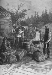 Un posto della Compagnia della Baia di Hudson, 1902