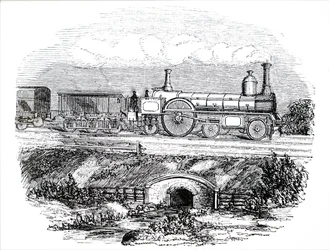 Una locomotiva passeggeri LNWR No 223