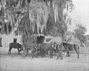 Un mercante di San Antonio, Texas, USA, c1900