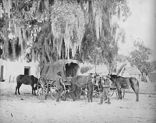 Un mercante di San Antonio, Texas, c1897