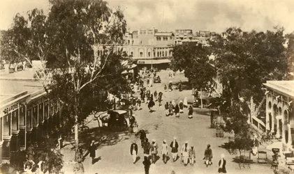 Una parte del Sadar Bazar, Rawalpindi - Vista dal Massy Gate